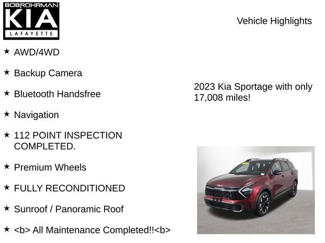 2023 Kia Sportage X-Line