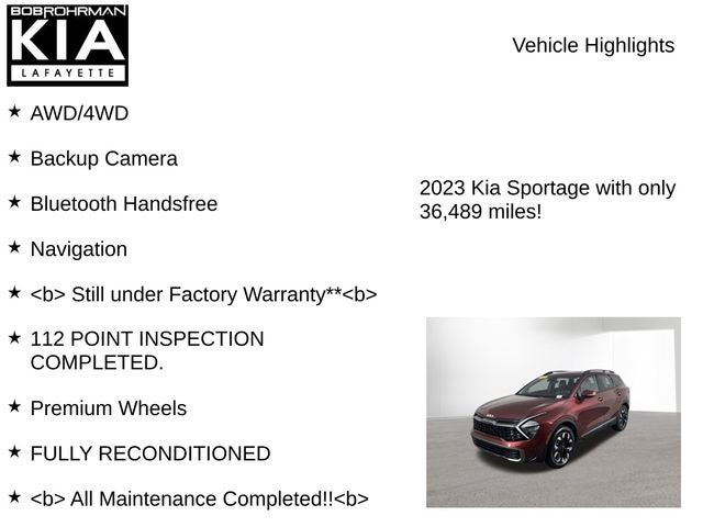 2023 Kia Sportage X-Line
