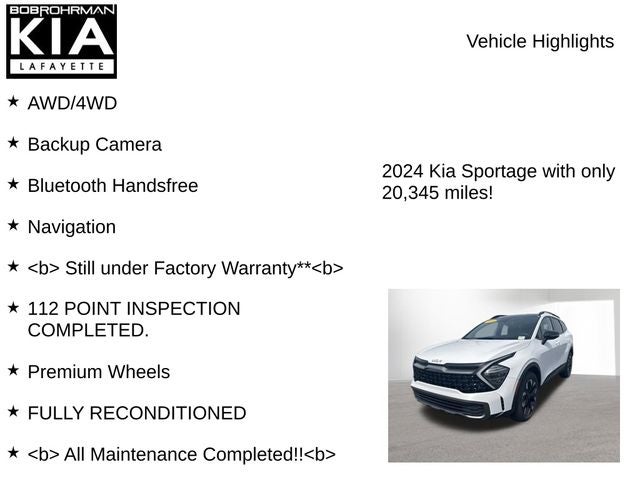 2024 Kia Sportage X-Line