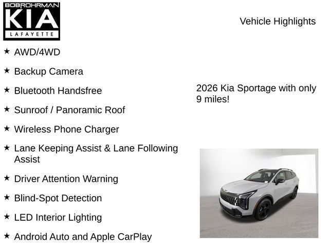 2026 Kia Sportage X-Line
