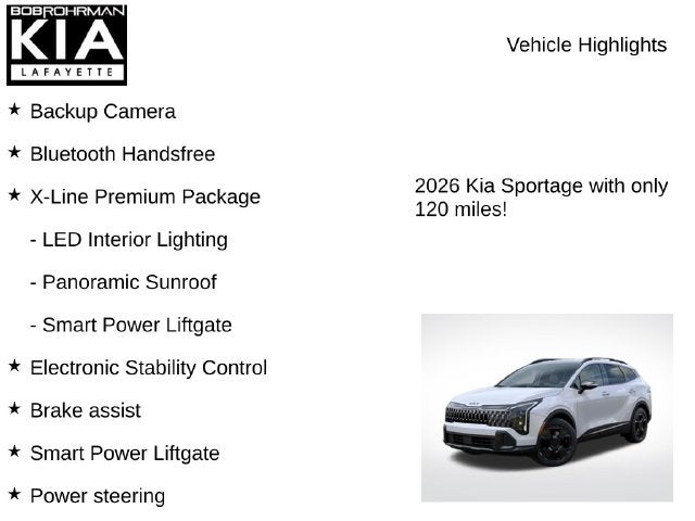 2026 Kia Sportage X-Line