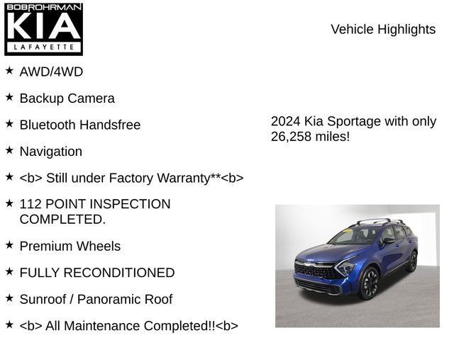 2024 Kia Sportage X-Line