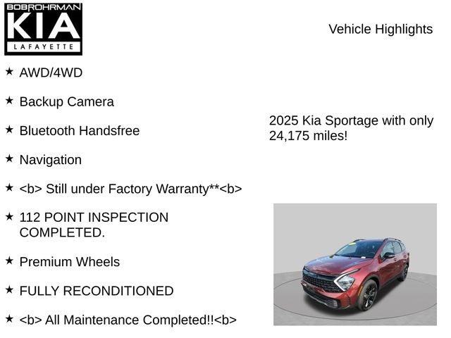2025 Kia Sportage X-Line