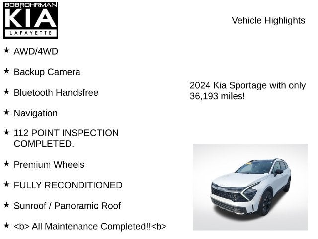 2024 Kia Sportage X-Line