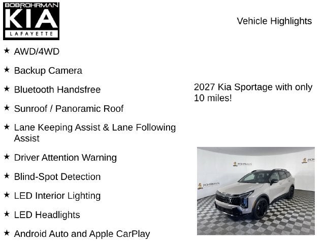 2027 Kia Sportage X-Line