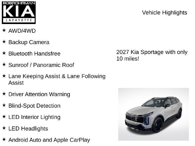 2027 Kia Sportage X-Line
