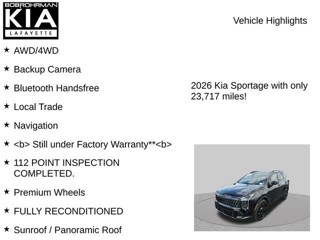 2026 Kia Sportage X-Line