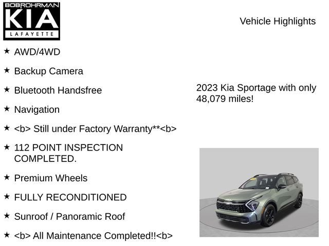 2023 Kia Sportage X-Pro Prestige