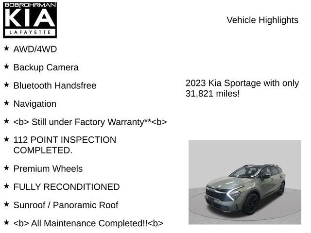 2023 Kia Sportage X-Pro