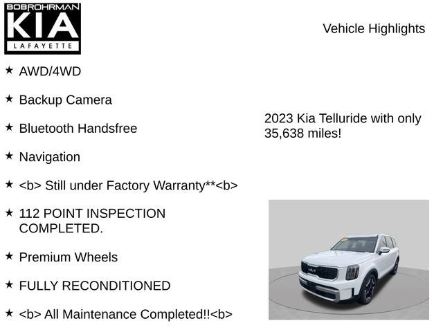 2023 Kia Telluride EX