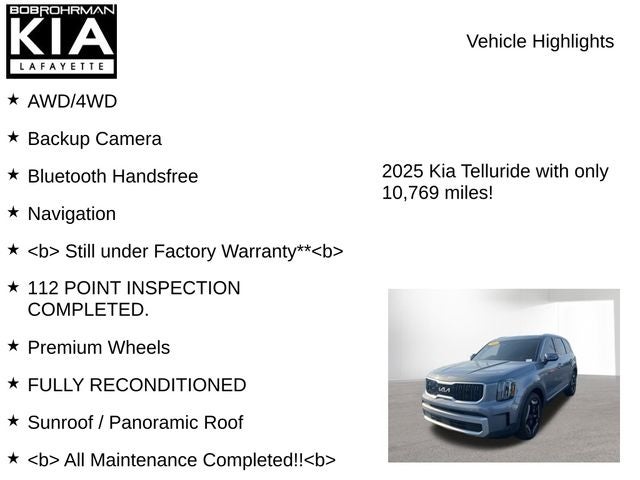 2025 Kia Telluride EX