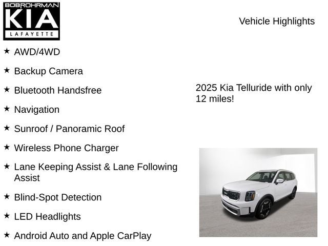 2025 Kia Telluride EX