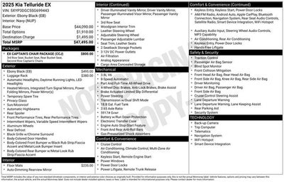 2025 Kia Telluride EX
