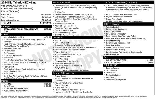 2024 Kia Telluride EX X-Line