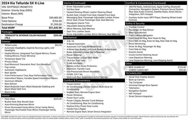 2024 Kia Telluride SX X-Line