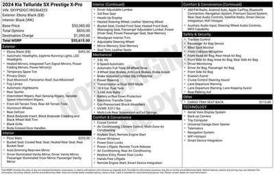 2024 Kia Telluride SX-Prestige X-Pro