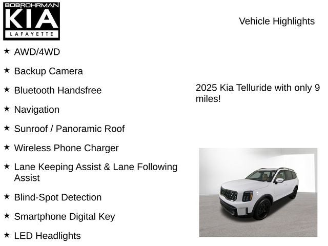 2025 Kia Telluride SX X-Line