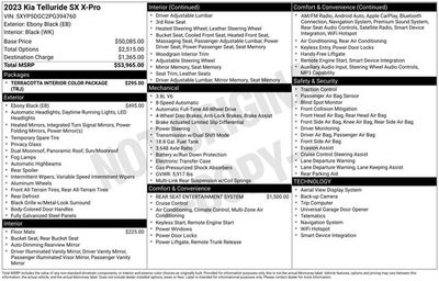 2023 Kia Telluride SX X-Pro