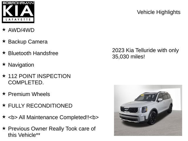 2023 Kia Telluride SX X-Pro