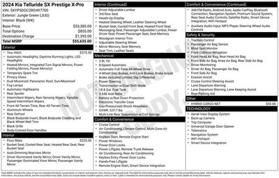 2024 Kia Telluride SX-Prestige X-Pro