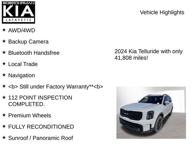 2024 Kia Telluride SX X-Line