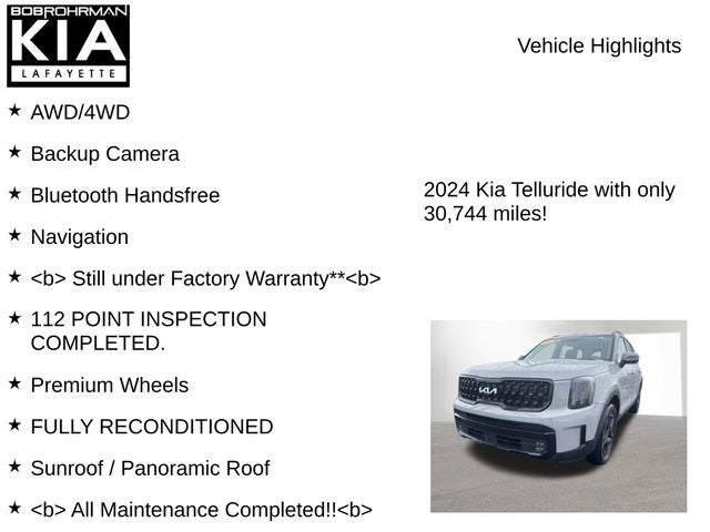 2024 Kia Telluride SX-Prestige X-Line