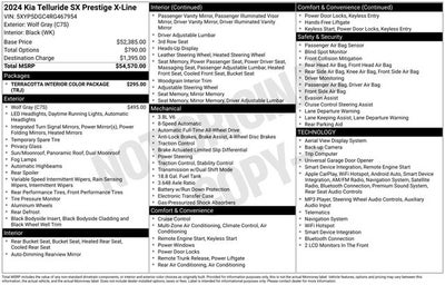 2024 Kia Telluride SX-Prestige X-Line