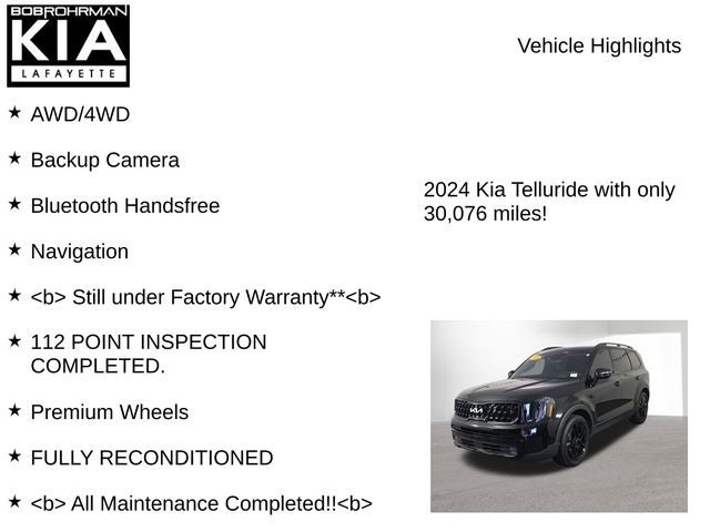 2024 Kia Telluride SX-Prestige X-Line