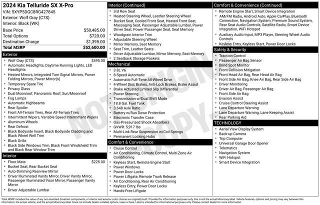 2024 Kia Telluride SX X-Pro