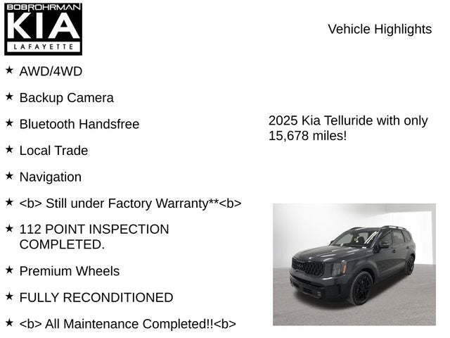 2025 Kia Telluride SX X-Line
