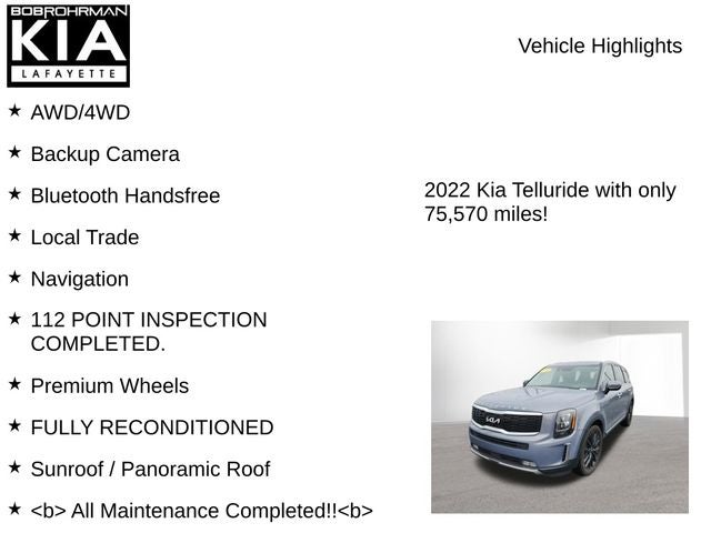 2022 Kia Telluride SX