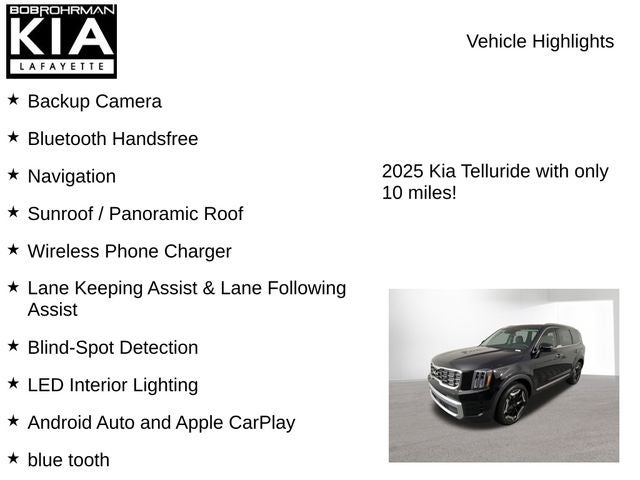 2025 Kia Telluride S