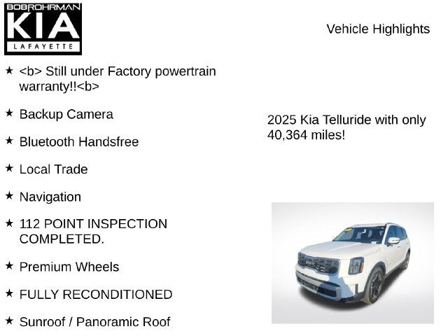2025 Kia Telluride S