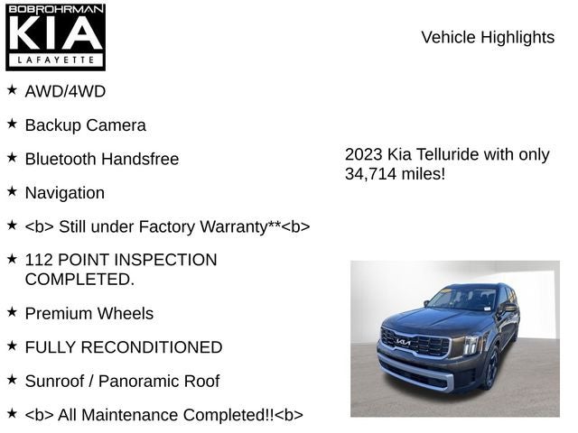 2023 Kia Telluride S