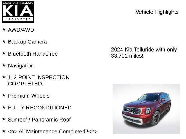 2024 Kia Telluride S