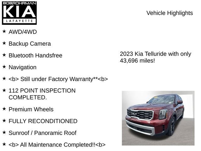 2023 Kia Telluride S