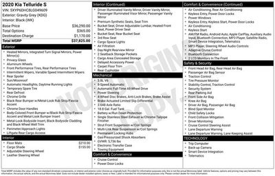 2020 Kia Telluride S