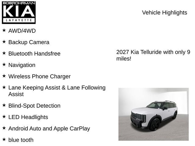 2027 Kia Telluride X-Line EX