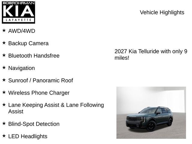 2027 Kia Telluride X-Line SX
