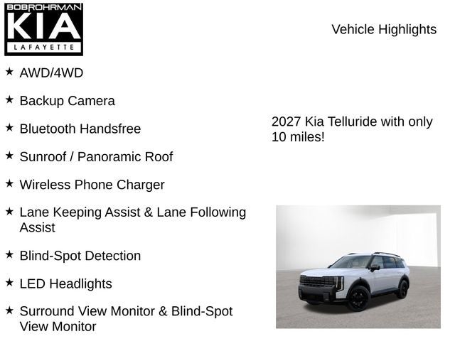 2027 Kia Telluride X-Line SX