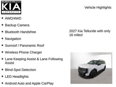 2027 Kia Telluride X-Line SX