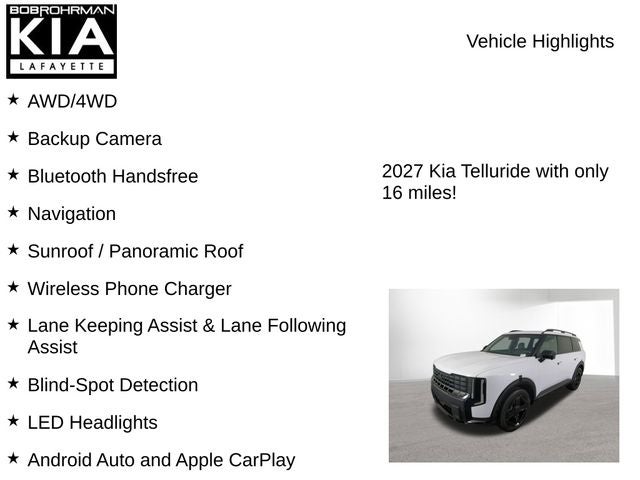 2027 Kia Telluride X-Line SX