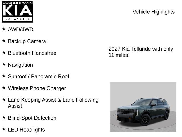 2027 Kia Telluride X-Pro SX