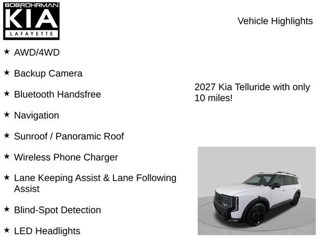 2027 Kia Telluride Hybrid X-Line SX