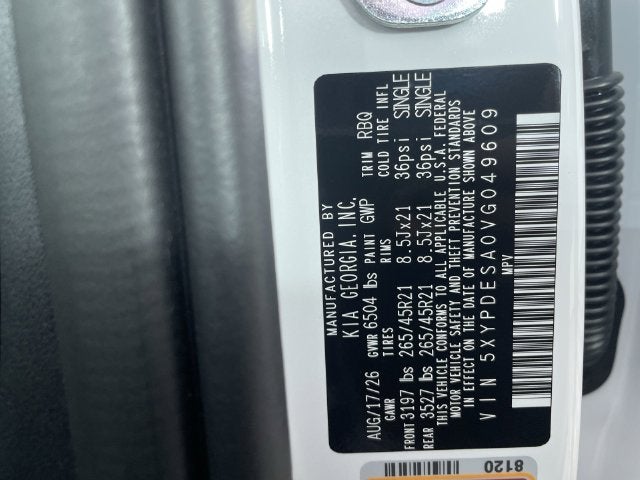 2027 Kia Telluride Hybrid X-Line SX