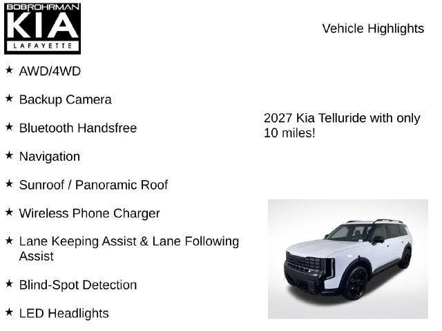 2027 Kia Telluride Hybrid X-Line SX