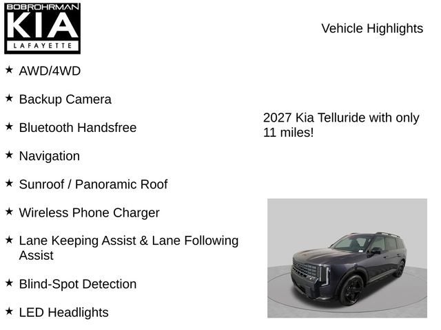 2027 Kia Telluride Hybrid X-Line SX