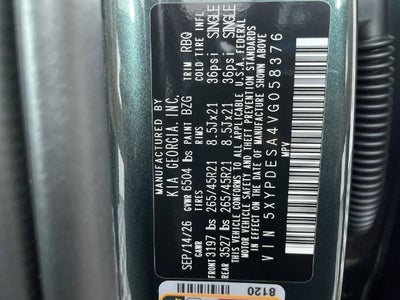 2027 Kia Telluride Hybrid X-Line SX