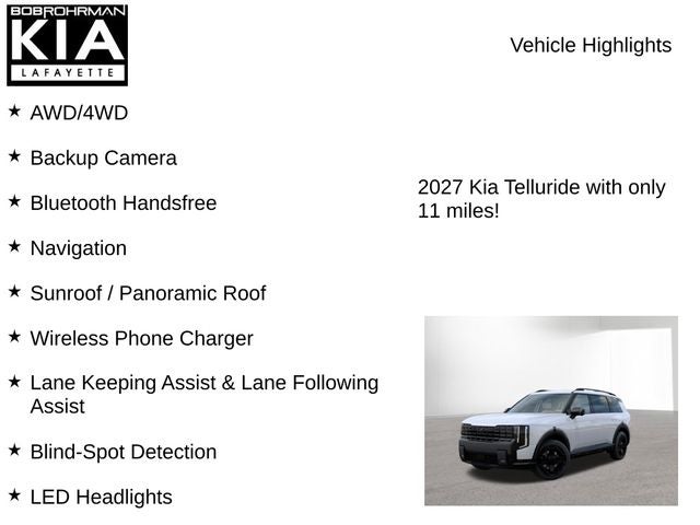 2027 Kia Telluride X-Line SX Hybrid