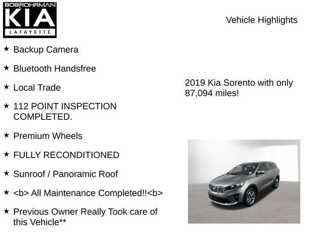 2019 Kia Sorento EX